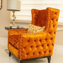Statement accent chair styling